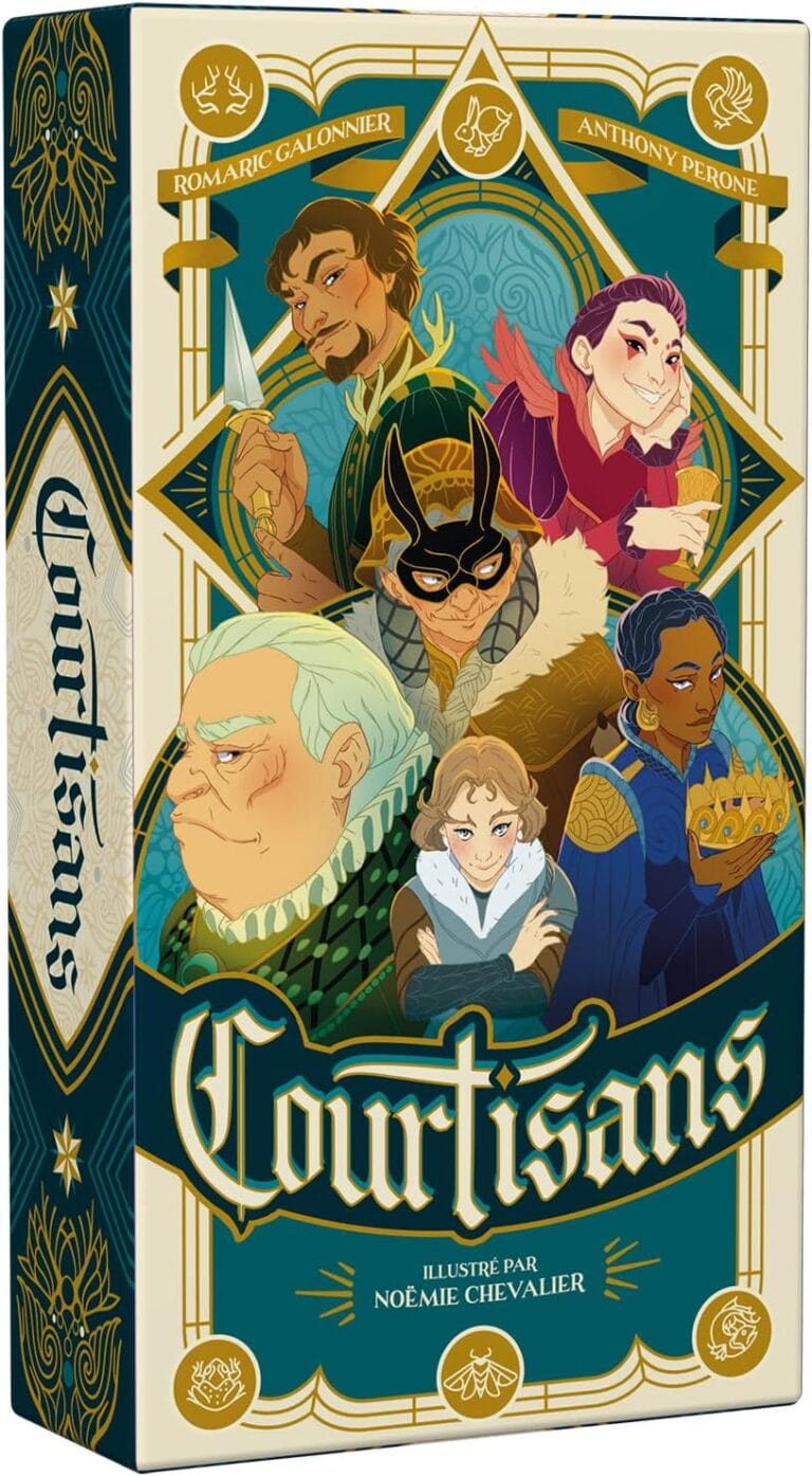 COURTISANS : le jeu de cartes familial qui va vous faire plier de rire !